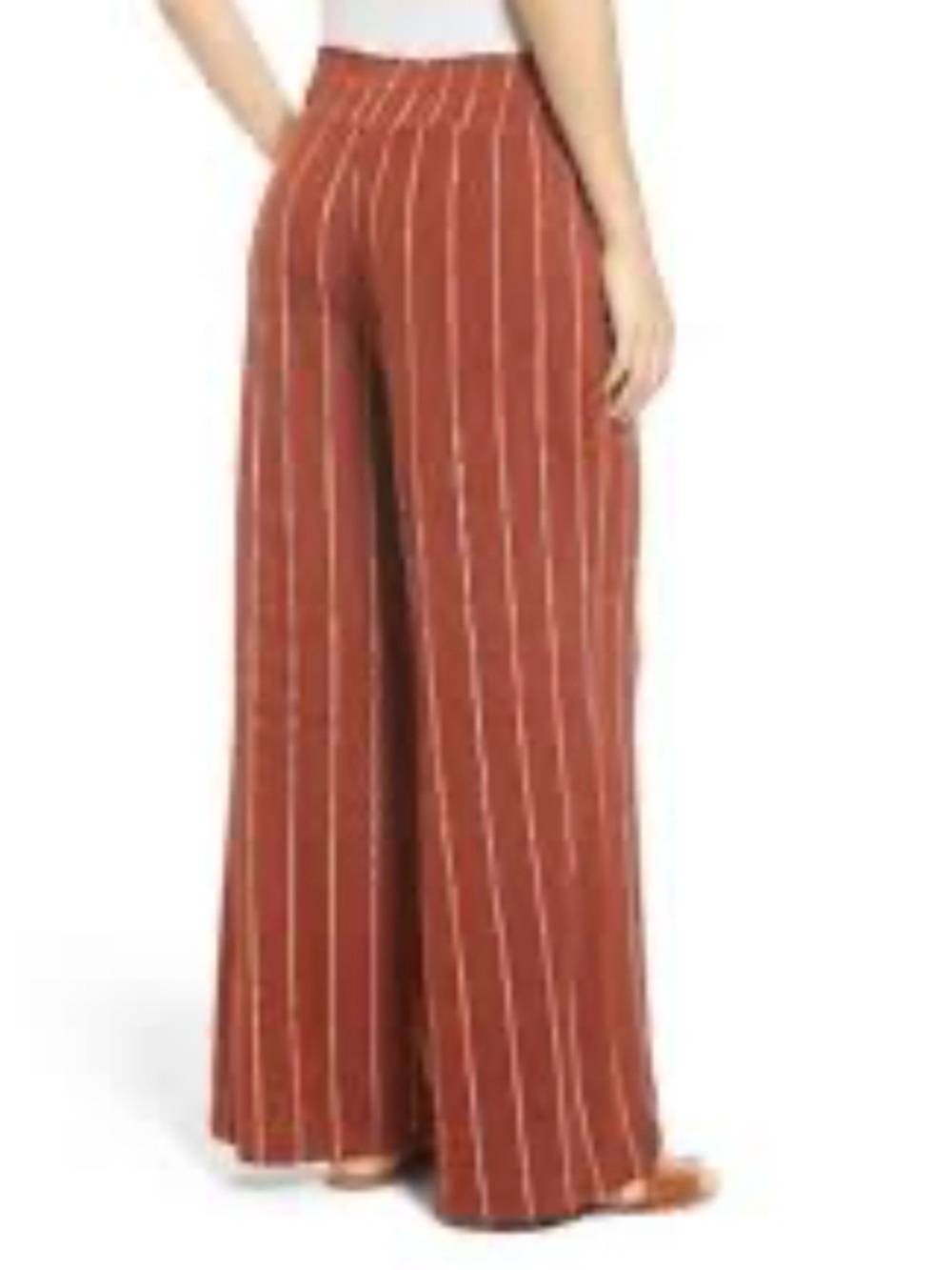 Love, Fire Stripe Knit Wide Leg Pants size XS
